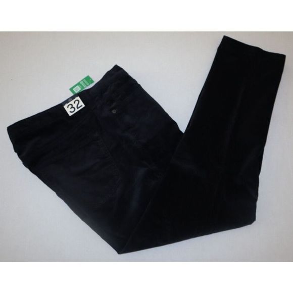 Gap Women's Sz 32 / 14 R Black Velvet Vintage Slim High Rise Jeans $80 - Picture 3 of 7